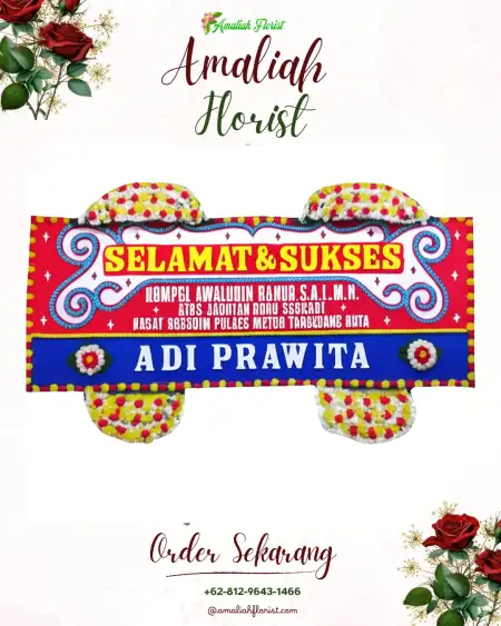 Papan Bunga Ucapan Selamat Cilacap